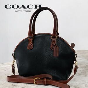 Coach Large Pebbled Leather Satchel / Carryall